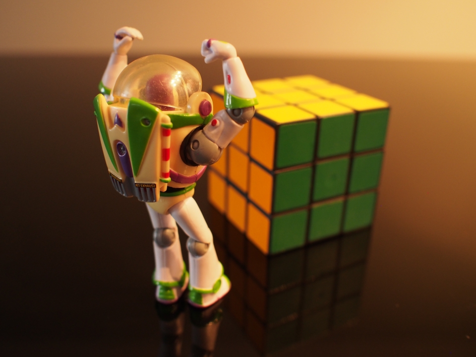 Buzz Lightyear & Rubik's Cube